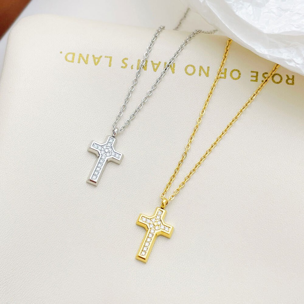 Cross Stainless Steel Necklace - Image 2