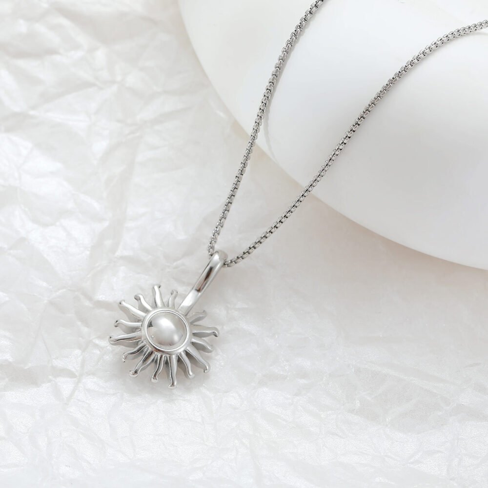 Sunflower Stainless Steel Necklace - Image 3